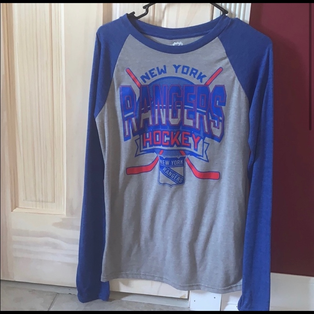 NYR youth long sleeve shirt